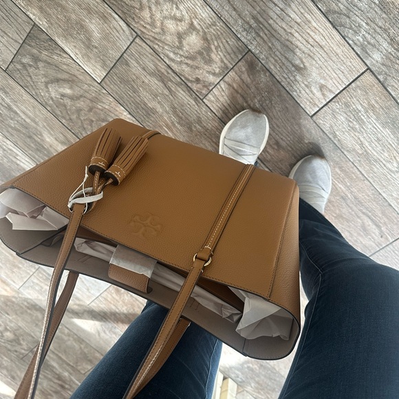 We Tory Burch Thea large leather tote tiramisu - Picture 11 of 11